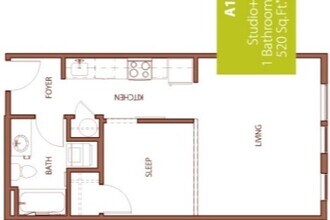 Studio A2 Bldg B B216 floor plan